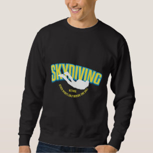 Moletom Skydiving Shirt Extreme Athlete Tee Engraçado