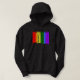 Moletom Skyline do arco-íris do orgulho gay de Hackensack (Frente do Design)