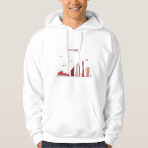 Moletom Skyline do Doodle de Sydney, Austrália