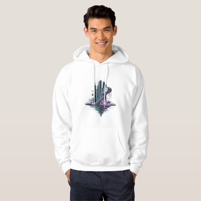 Moletom Skylines surreal (Frente Completa)