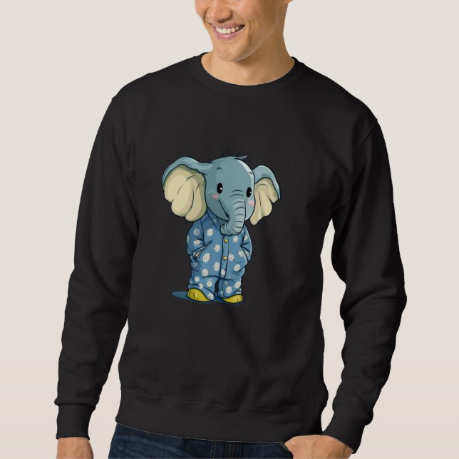 Moletom Sleep Mode Activated with This Cozy Elephant (Frente)