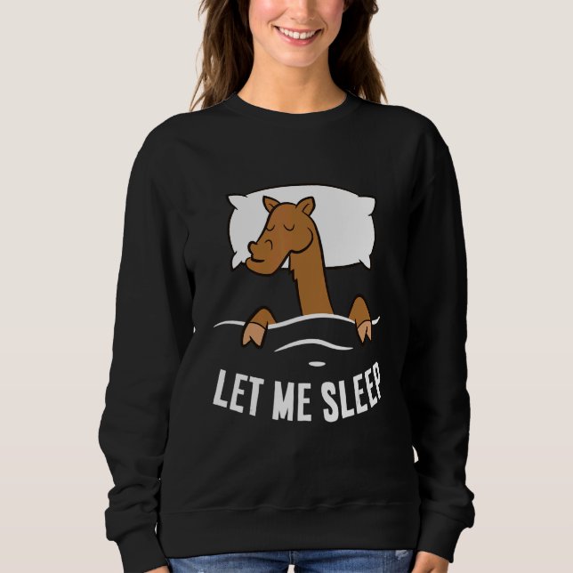Moletom Sleeping Camel Let Me Sleep Cute Napping Camel (Frente)