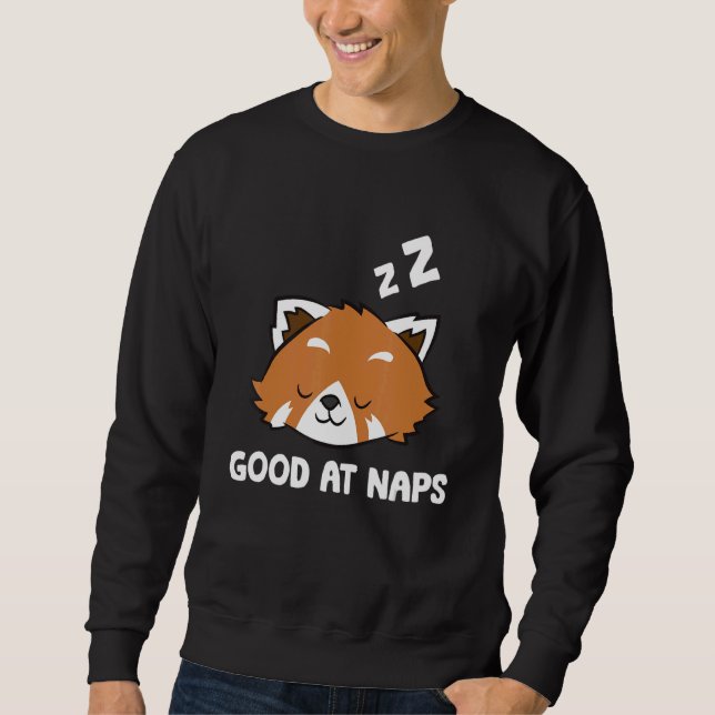 Moletom Sleeping Red Panda Good At Naps Napping Red Panda  (Frente)