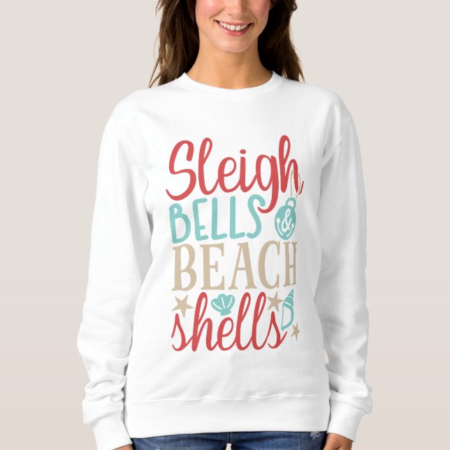 Moletom Sleigh Bells & Beach Shells Verão (Frente)