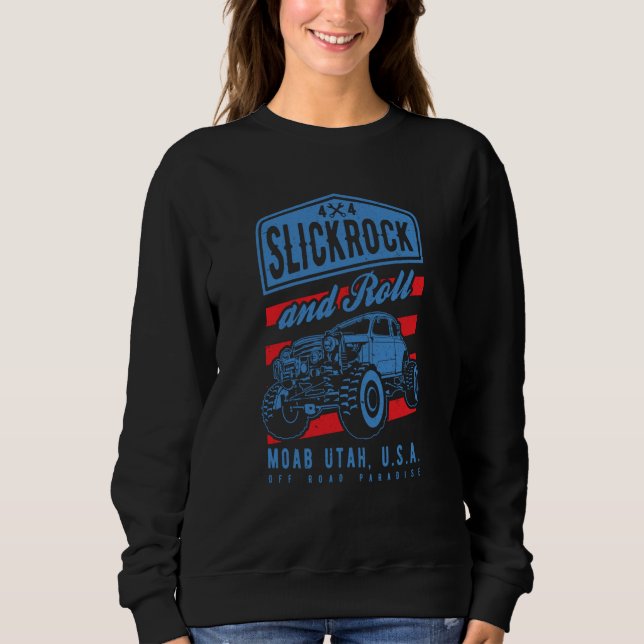 Moletom Slickrock and Roll Moab Utah Offroad Rock Crawler  (Frente)