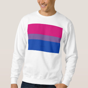 Moletom SlipperyJoe's artístico do Orgulho Bissexual Flag