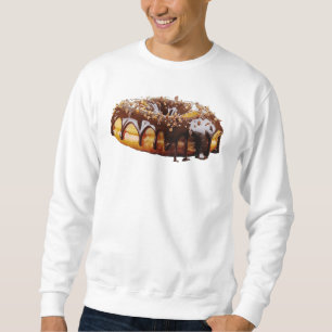 Moletom SlipperyJoe's donut decadente coberto com uma espe