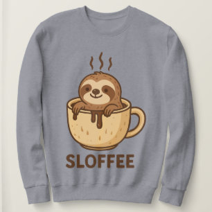 Moletom SLOFFEE — Cute Sloth Coffee Funny Sloth