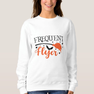Moletom Slogan de Dia de as Bruxas engraçado de Folheto Fr