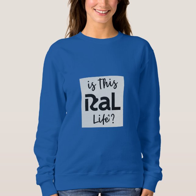 Moletom Slogan impresso T Shirt para mulheres (Frente)