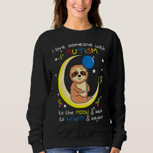 Moletom Sloth Ama Alguém Com Autismo Quebra-cabeça Legal A