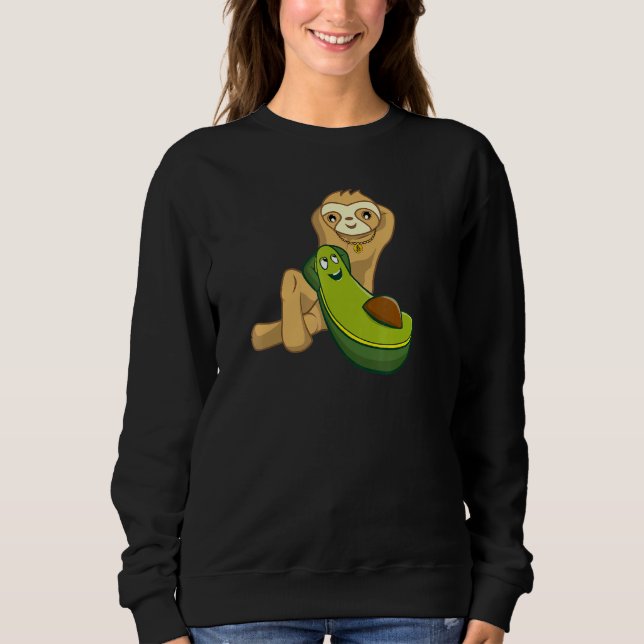 Moletom Sloth Avocado Chillin Relaxing (Frente)