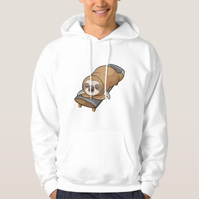 Moletom Sloth dormindo com skate (Frente)