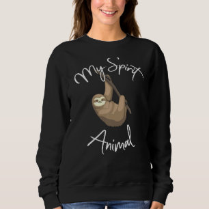 Moletom Sloth É O Meu Espírito De Mulheres Animais Homens