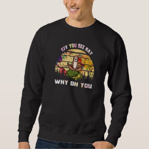 Moletom Sloth Eff Você Vê Kay Por Que Você Lama Yoga