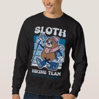Moletom Sloth Hiking Team Proud Member Slow Animal Sloth