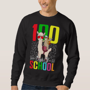 Moletom Sloth Lama 100 Dia da Escola para Estudante de Pro