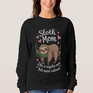 Moletom Sloth Mãe Engraçado Sloth