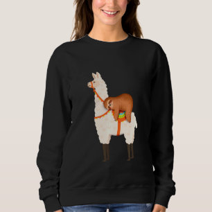 Moletom Sloth Riding Lama