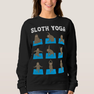 Moletom Sloth Yoga Workout Meditation Stretates Pilates Yo