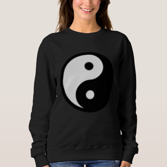 Moletom Small Yin Yang, Tai chi, Qi gong, polarity, dualit (Frente)