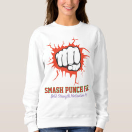 Moletom Smash Punch Fist – Bold Strength Motivation Art