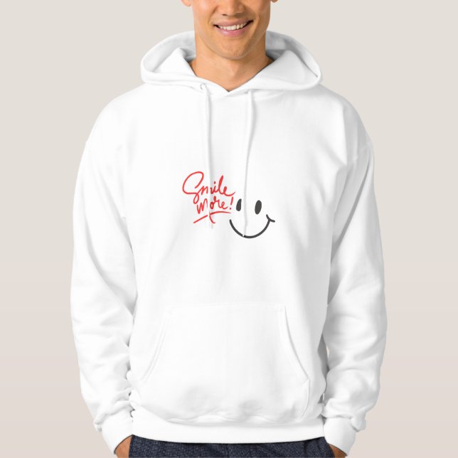 Moletom Smile More! Positive Vibes Hoodie  (Frente)