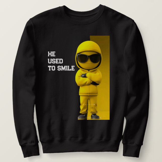 Moletom Smile Sweatshirt (Frente do Design)