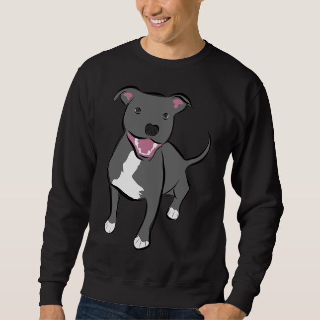 Moletom Smiling Pitbull (Frente)