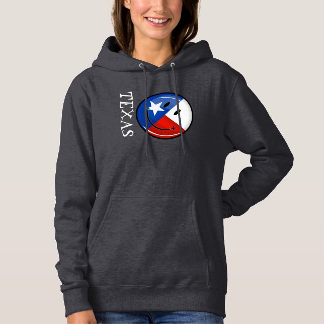 Moletom Smiling Texas Flag (Frente)
