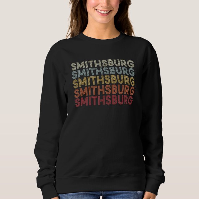 Moletom Smithsburg Maryland Smithsburg MD Retro Vintage Te (Frente)