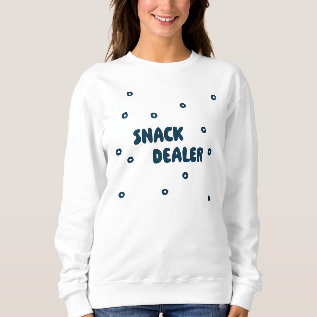 Moletom Snack Dealer Crewneck Sweet | Presente para a mãe (Frente)