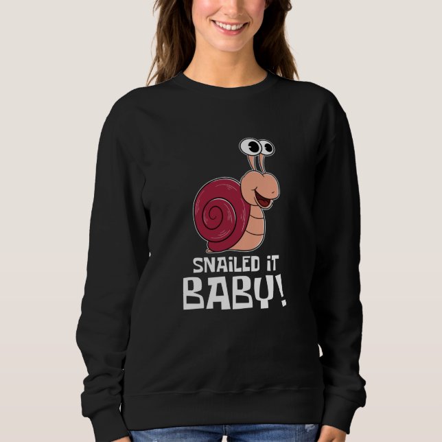 Moletom Snail It Baby - Engraçado (Frente)