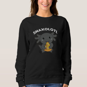 Moletom Snaxolotl Axolotl Lover Cute Animais Pizza