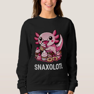Moletom Snaxolotl Axolotl Sweets Desserts Kawaii