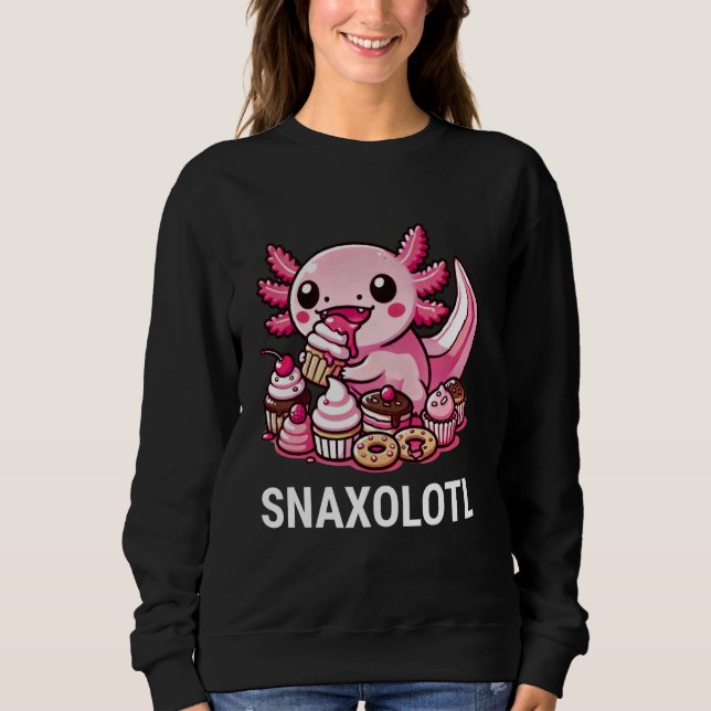 Moletom Snaxolotl Axolotl Sweets Desserts Kawaii (Frente)