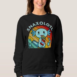 Moletom Snaxolotl Kids Youth Salamander Lizard Cute Axolo