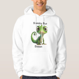 Moletom Sneaky Gecko - Engraçado Pocket Lizard ama Hoodie