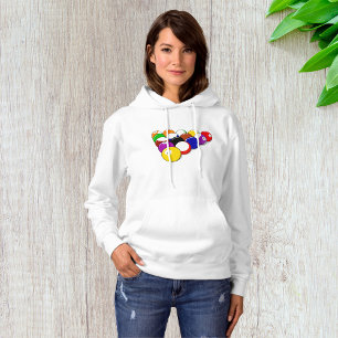 Moletom Snooker Balls Womens Hoodie