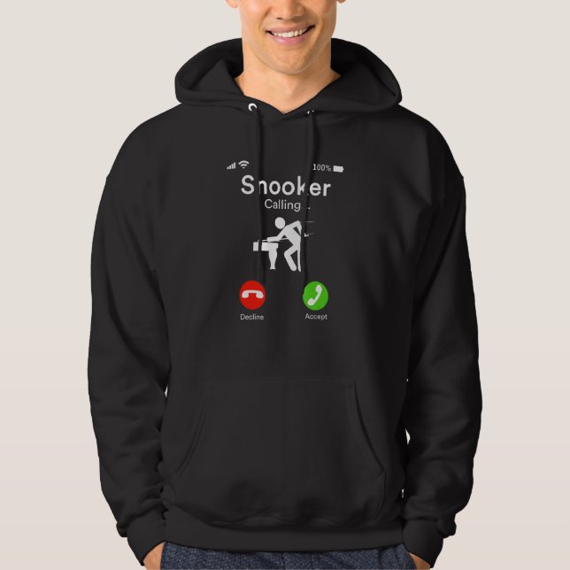 Moletom Snooker Chamando Ventilador Smartphone Snooker (Frente)
