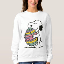 Snoopy Deitado No Ovo De Páscoa