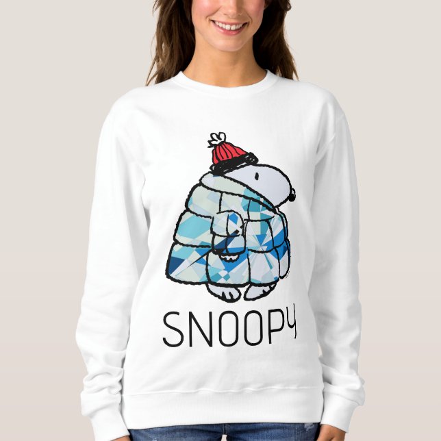 Moletom Snoopy Winter Gem Puffer Jacket Sweatshirt (Frente)