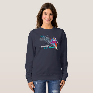 Moletom Snowboard Camisola, de uso feminino