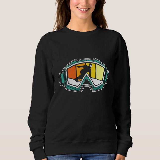Moletom Snowboard e Snowboarding com Snowboarder_1 (Frente)