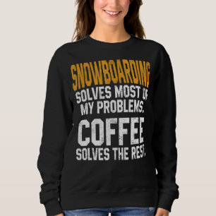 Moletom Snowboard Resolve Meus Problemas Coffee Mountain S