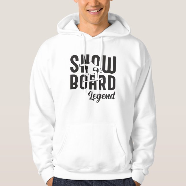 Moletom Snowboard Snowboard Snowboard Snowboarder Engraçad (Frente)
