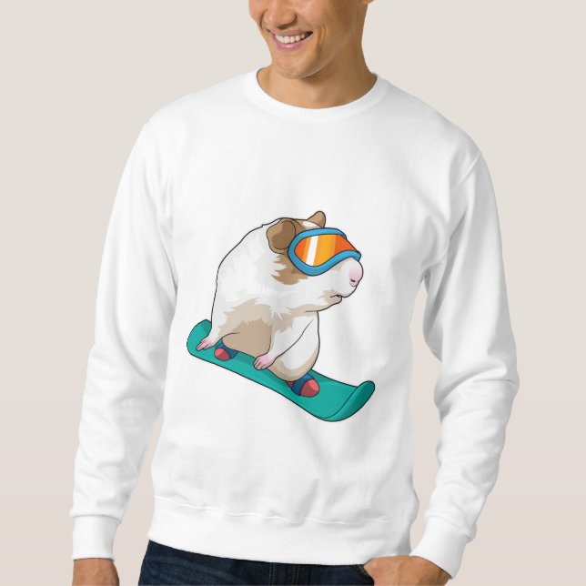 Moletom Snowboarder guisado (Frente)