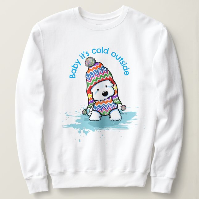 Moletom Snowbunny Westie Splash (Frente do Design)