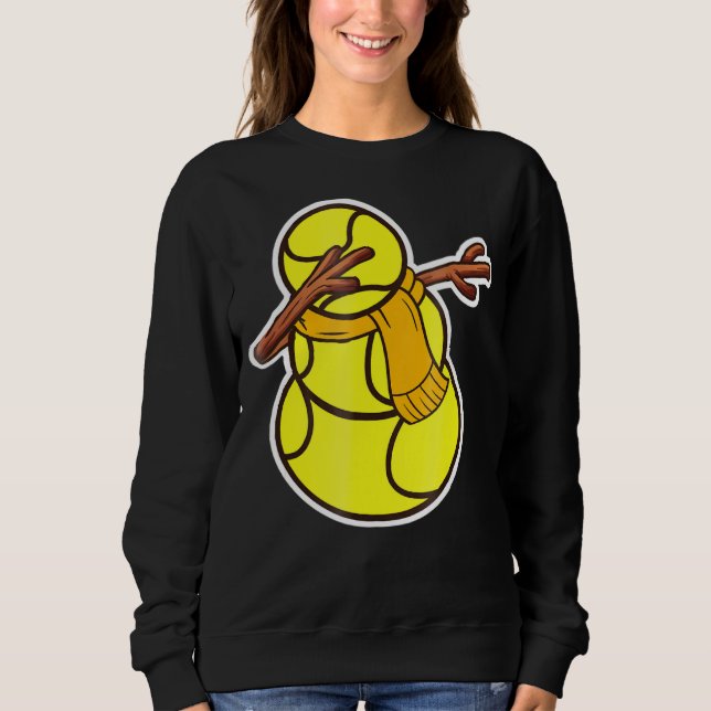 Moletom Snowman Dab Tênis Xmas Pajama (Frente)