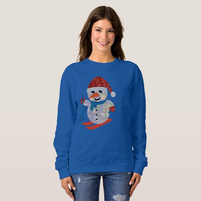 Moletom snowman do natal (Frente Completa)